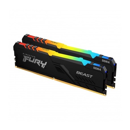 MEMORIAS RAM 16GB  2x8GB  3200Mhz DDR4 KINGSTON FURY RGB