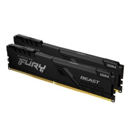 MEMORIAS RAM DDR4 16GB  2x8GB  2666Mhz KINGSTON FURY BLACK  KF426C16BBK2/16