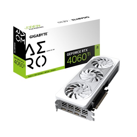 TARJETA DE VIDEO GEFORCE RTX 4060 TI OC 8G AERO  GV-N406TAERO-OC-8GD