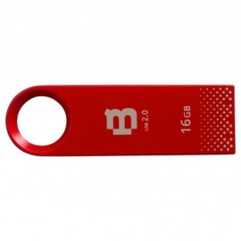 MEMORIA USB 16GB 2.0 ROJA BLACKPCS MU2108R-16