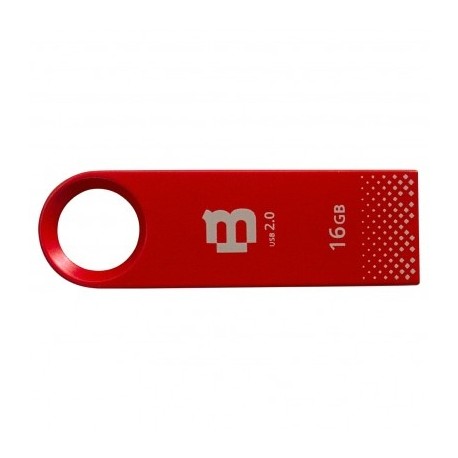 MEMORIA USB 16GB 2.0 ROJA BLACKPCS MU2108R-16