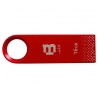 MEMORIA USB 16GB 2.0 ROJA BLACKPCS MU2108R-16