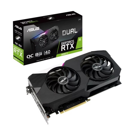 TARJETA DE VIDEO RTX 3060TI ASUS DUAL  DUAL-RTX3060TI-O8G-V2