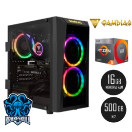 PC GAMER TALOS E1 RYZEN 5 5600G 16GB RAM M.2 500GB + 1TB HDD WIFI