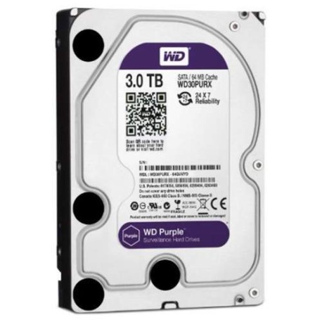 DISCO DURO 3TB 3.5  SATA WESTERN DIGITAL PURPLE