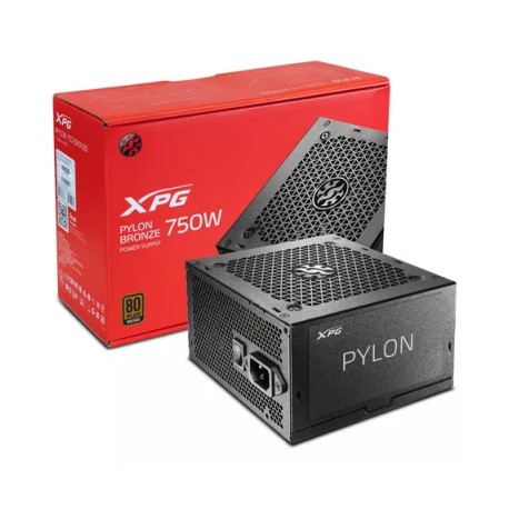 FUENTE DE PODER XPG PYLON 750W 80P BRONZE NEGRO  PYLON750B-BKCUS