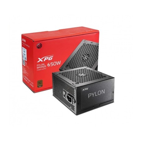 FUENTE DE PODER 650W XPG PYLON NEGRO  PYLON650B-BKCUS