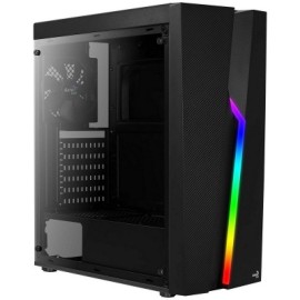 GABINETE AEROCOOL BOLT BLACK S FUENTE RGB