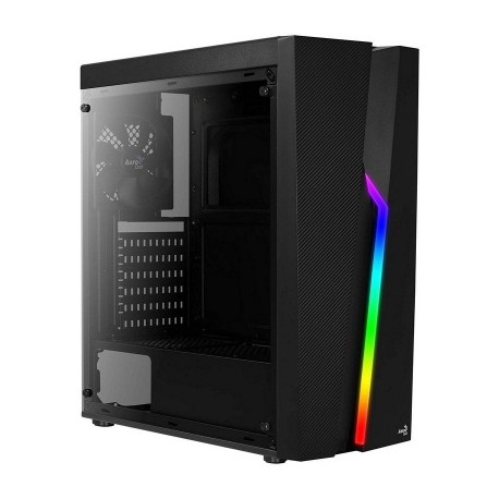 GABINETE AEROCOOL BOLT BLACK S FUENTE RGB