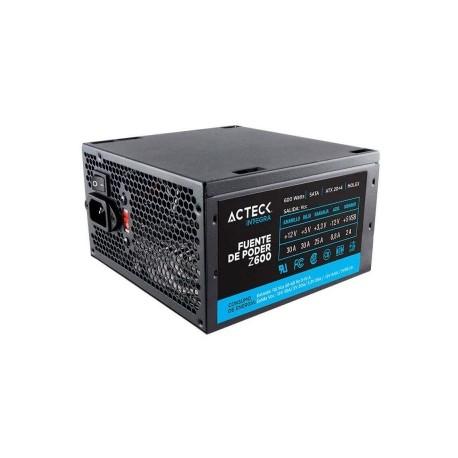 FUENTE DE PODER ATX 600W ACTECK BLAZAR FT600 ES-05003