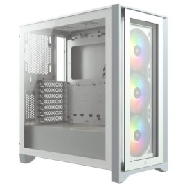 GABINETE CORSAIR iCUE 4000X WHITE ATX