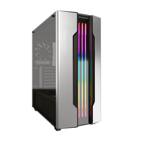 GABINETE COUGAR GEMINI SILVER RGB S  FUENTE