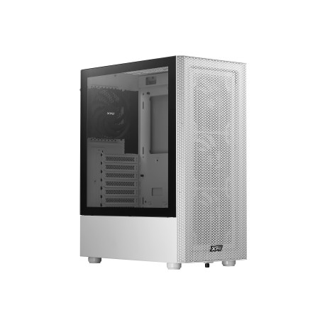 GABINETE GAMER XPG VALOR MESH CRISTAL BLANCO