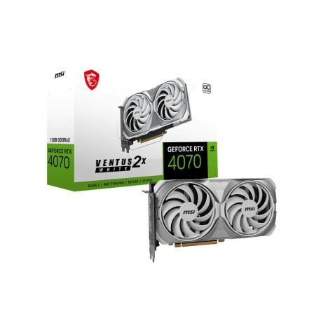 TARJETA DE VIDEO RTX 4070 VENTUS 2X BLANCO 12G OC — tarjetas de video