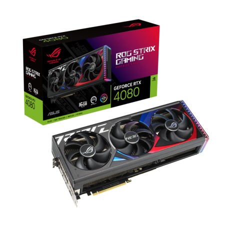 TARJETA DE VIDEO RTX4080 16GB ASUS ROG STRIX ROG-STRIX-RTX4080-016G-GAMING — tarjetas de video